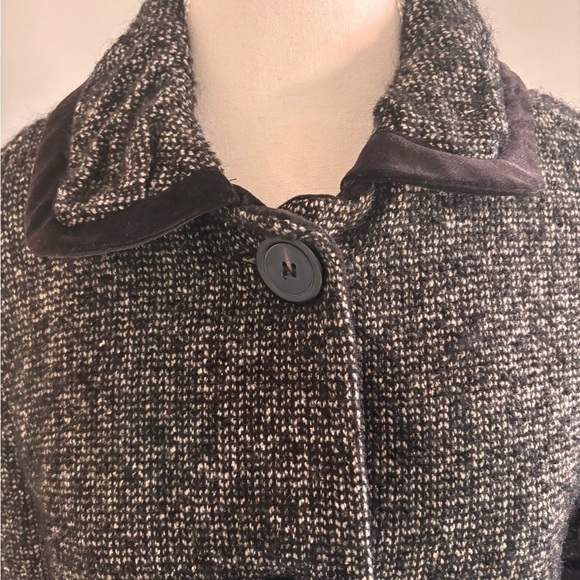 Women's IKKS Black and Gray Jacket Size 36 FR or Small USA - Picture 3 of 14